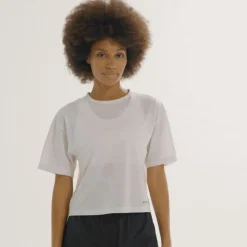 saucony Camisetas|Mujer Elevate Short Sleeve White Tie-Dye Print